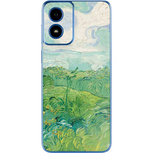 Green Wheat Fields by Vincent van Gogh Moto G Play 4G (2024) Skin