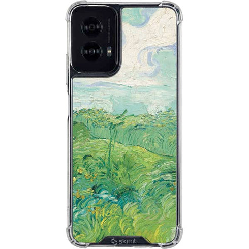 Green Wheat Fields by Vincent van Gogh Moto G Power 5G (2024) Clear Case