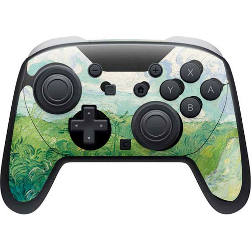 Green Wheat Fields by Vincent van Gogh Nintendo Skins