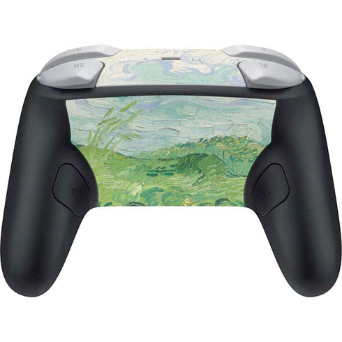 Green Wheat Fields by Vincent van Gogh Nintendo Switch 2 (2025) Pro Controller Skin