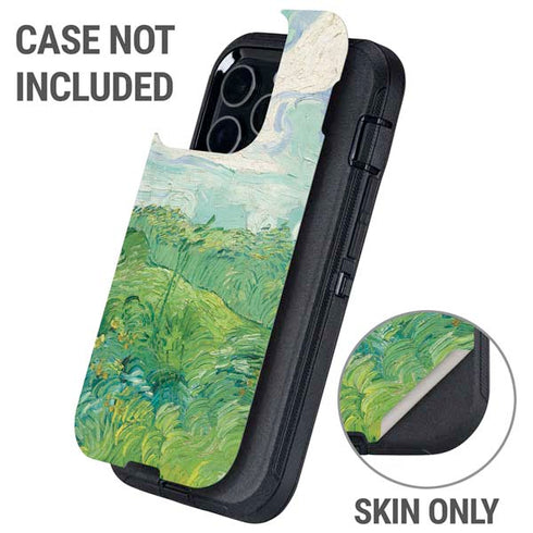 Green Wheat Fields by Vincent van Gogh Otterbox Defender iPhone Skin