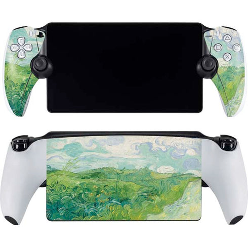 Green Wheat Fields by Vincent van Gogh PlayStation Portal Remote Player Skin