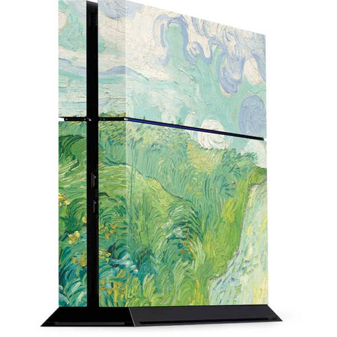 Green Wheat Fields by Vincent van Gogh PlayStation PS4 Skins