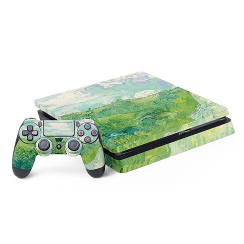 Green Wheat Fields by Vincent van Gogh PlayStation PS4 Skins