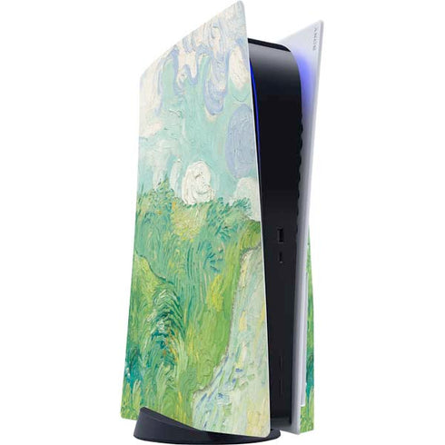Green Wheat Fields by Vincent van Gogh PlayStation PS5 Skins