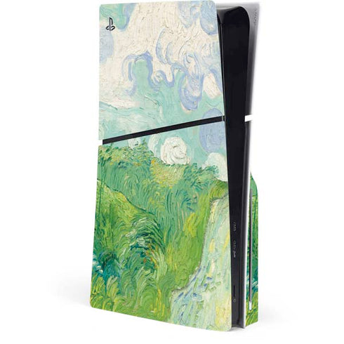 Green Wheat Fields by Vincent van Gogh PlayStation PS5 Skins