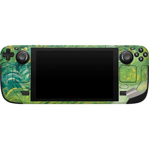 Vincent Van Gogh Green Wheat Fields Steam Deck Handheld Gaming Computer Skin