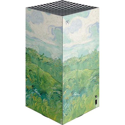 Green Wheat Fields by Vincent van Gogh XBox Series X Digital Edition Console Skin