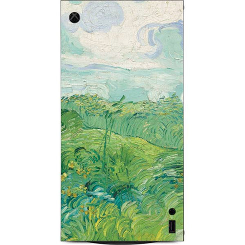 Green Wheat Fields by Vincent van Gogh XBox Series X Digital Edition Console Skin