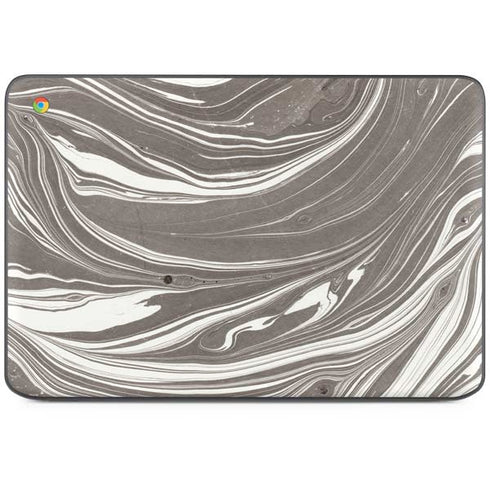 Grey Marble HP Chromebook Skin