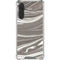 Grey Marble Galaxy A17 Clear Case