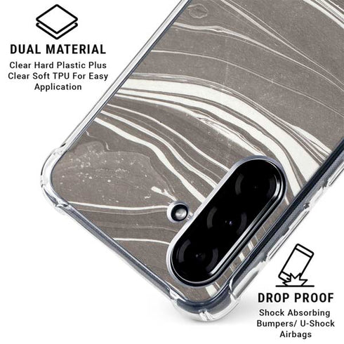 Grey Marble Galaxy A36 5G Clear Case