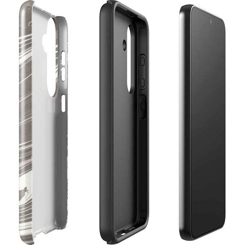 Grey Marble Galaxy S25 Plus Impact Case