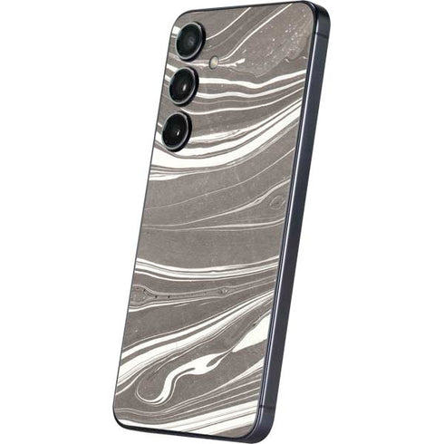 Grey Marble Galaxy S25 Skin