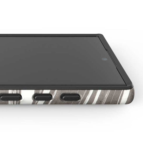 Grey Marble Galaxy S25 Ultra Impact Case