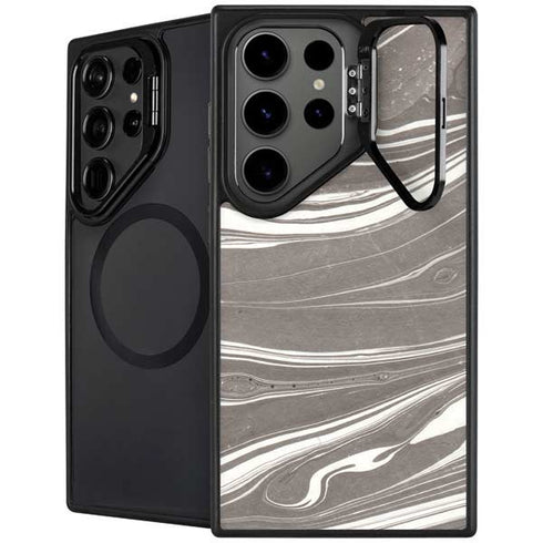 Grey Marble Galaxy S24 Ultra Kickstand Case