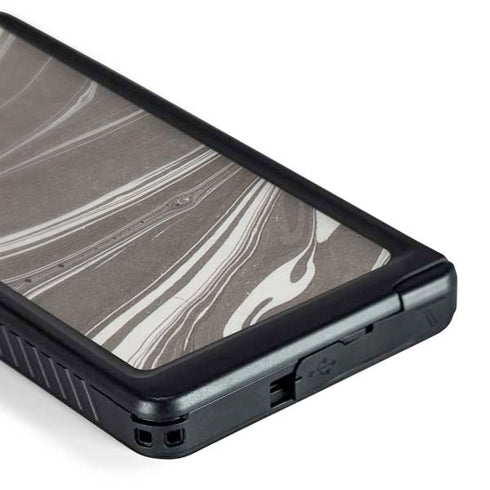 Grey Marble Galaxy S24 Ultra Waterproof Case