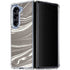 Grey Marble Galaxy Z Fold5 5G Clear Case