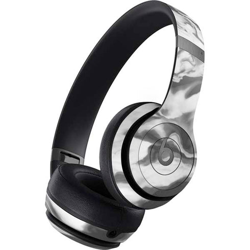 Grey Marble Ink Beats Solo 4 Wireless Headphones Skin