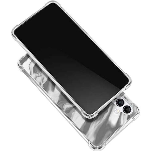 Grey Marble Ink Gabb Phone 4 Clear Case