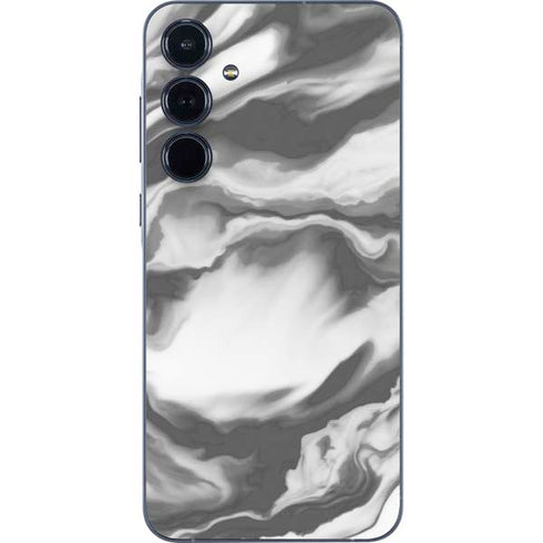 Grey Marble Ink Galaxy A35 5G Skin