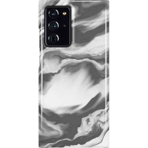 Grey Marble Ink Galaxy Cases