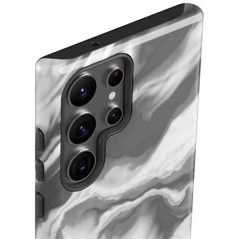 Grey Marble Ink Galaxy S23 Ultra Pro Case