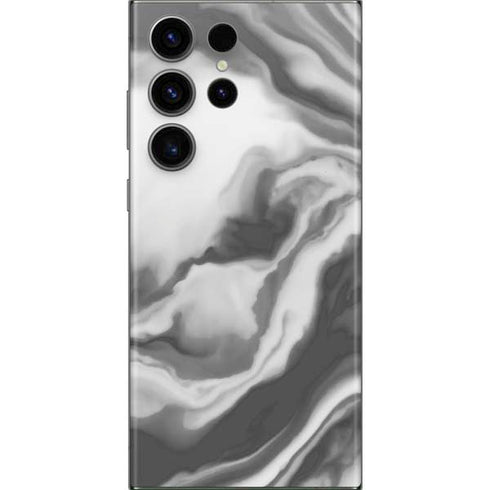 Grey Marble Ink Galaxy Skins