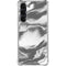 Grey Marble Ink Galaxy S24 FE Clear Case