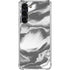 Grey Marble Ink Galaxy S24 FE Clear Case