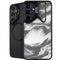 Grey Marble Ink Galaxy S24 FE Kickstand Case