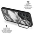 Grey Marble Ink Galaxy S24 FE Kickstand Case