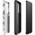 Grey Marble Ink Galaxy S25 Impact Case