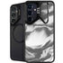 Grey Marble Ink Galaxy S24 Plus Kickstand Case