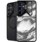 Grey Marble Ink Galaxy S25 FE Kickstand Case