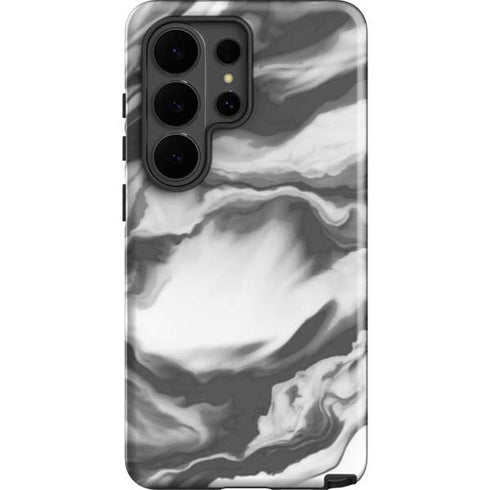 Grey Marble Ink Galaxy S26 Ultra Impact Case