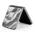 Grey Marble Ink Galaxy Z Flip6 Skin