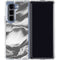 Grey Marble Ink Galaxy Z Fold5 5G Clear Case