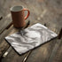 Grey Marble Ink iPad Skins