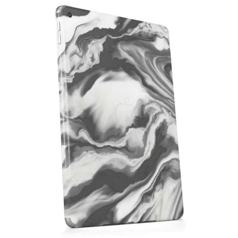 Grey Marble Ink Apple iPad Skin