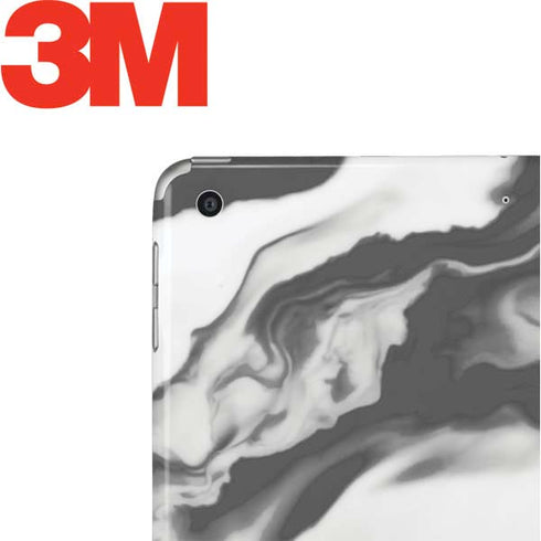 Grey Marble Ink Apple iPad Skin