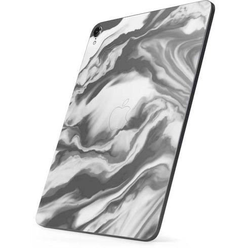 Grey Marble Ink Apple iPad Pro Skin