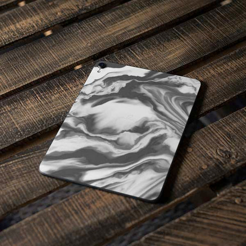 Grey Marble Ink Apple iPad Pro Skin