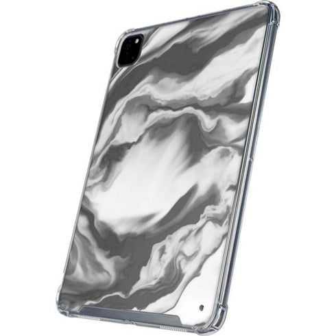 Grey Marble Ink iPad Cases