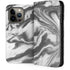 Grey Marble Ink iPhone 13 Pro Folio Case