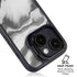 Grey Marble Ink iPhone 14 Kickstand Case