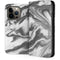 Grey Marble Ink iPhone 14 Pro Folio Case