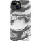 Grey Marble Ink iPhone 15 Impact Case