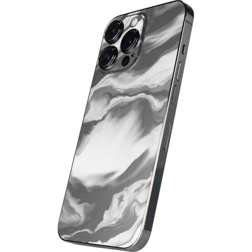 Grey Marble Ink iPhone 15 Pro Max Skin
