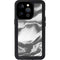 Grey Marble Ink iPhone 15 Pro Waterproof Case